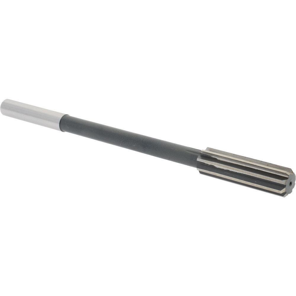 Value Collection 144429601932000 Chucking Reamer: 19/32" Dia, 8" OAL, 2" Flute Length, Straight Shank, High Speed Steel Image