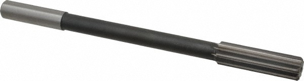Value Collection 144429602132000 Chucking Reamer: 21/32" Dia, 9" OAL, 2-1/4" Flute Length, Straight Shank, High Speed Steel Image