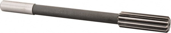 Value Collection 144429605364000 Chucking Reamer: 53/64" Dia, 9-1/2" OAL, 2-1/2" Flute Length, Straight Shank, High Speed Steel Image