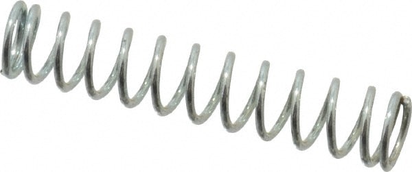 Utility Compression Spring: 0.25" OD, 1-1/4" Free Length