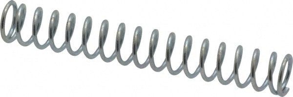 Utility Compression Spring: 0.25" OD, 1-3/4" Free Length