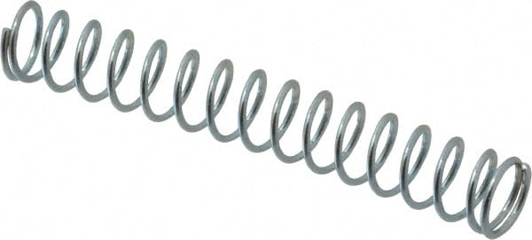 Utility Compression Spring: 0.375" OD, 2-1/2" Free Length