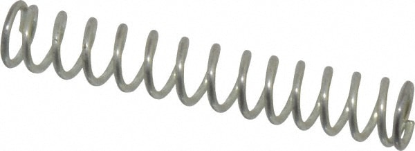 Utility Compression Spring: 0.375" OD, 2-1/4" Free Length