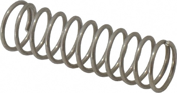 Utility Compression Spring: 0.375" OD, 1-1/4" Free Length
