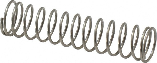 Utility Compression Spring: 0.438" OD, 1-7/8" Free Length