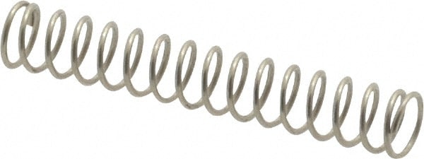 Utility Compression Spring: 0.156" OD, 1" Free Length