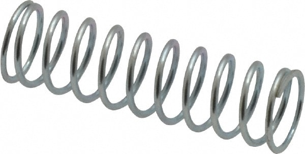 Precision Compression Spring: 0.3" OD, 1" Free Length