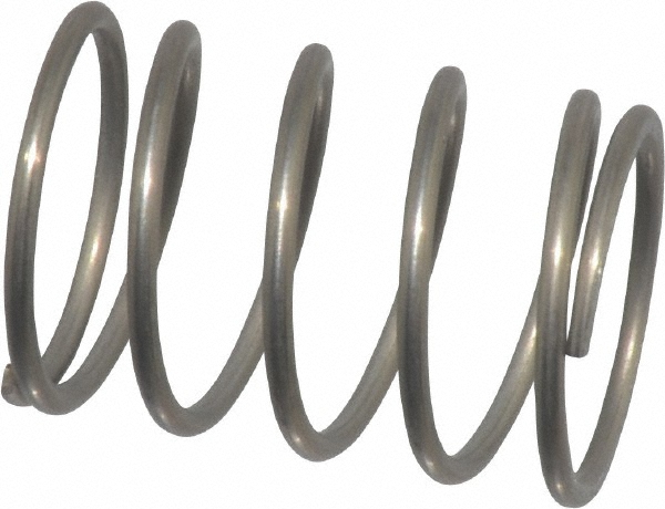 Precision Compression Spring: 0.6" OD, 0.875" Free Length