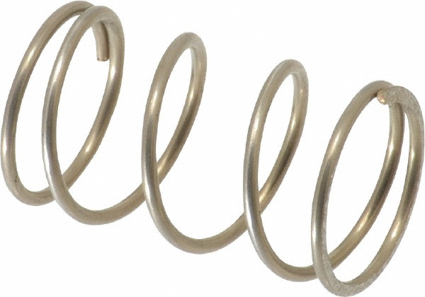 Precision Compression Spring: 0.72" OD, 1.25" Free Length