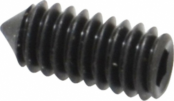Value Collection 121040PR Set Screw: #8-32 x 3/8", Cone Point, Alloy Steel, Grade 8 Image