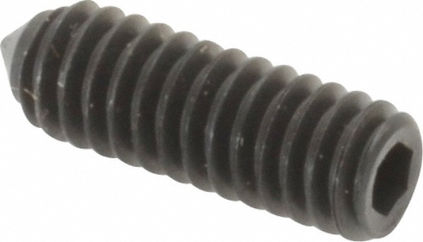 Value Collection 121046PR Set Screw: #8-32 x 1/2", Cone Point, Alloy Steel, Grade 8 Image