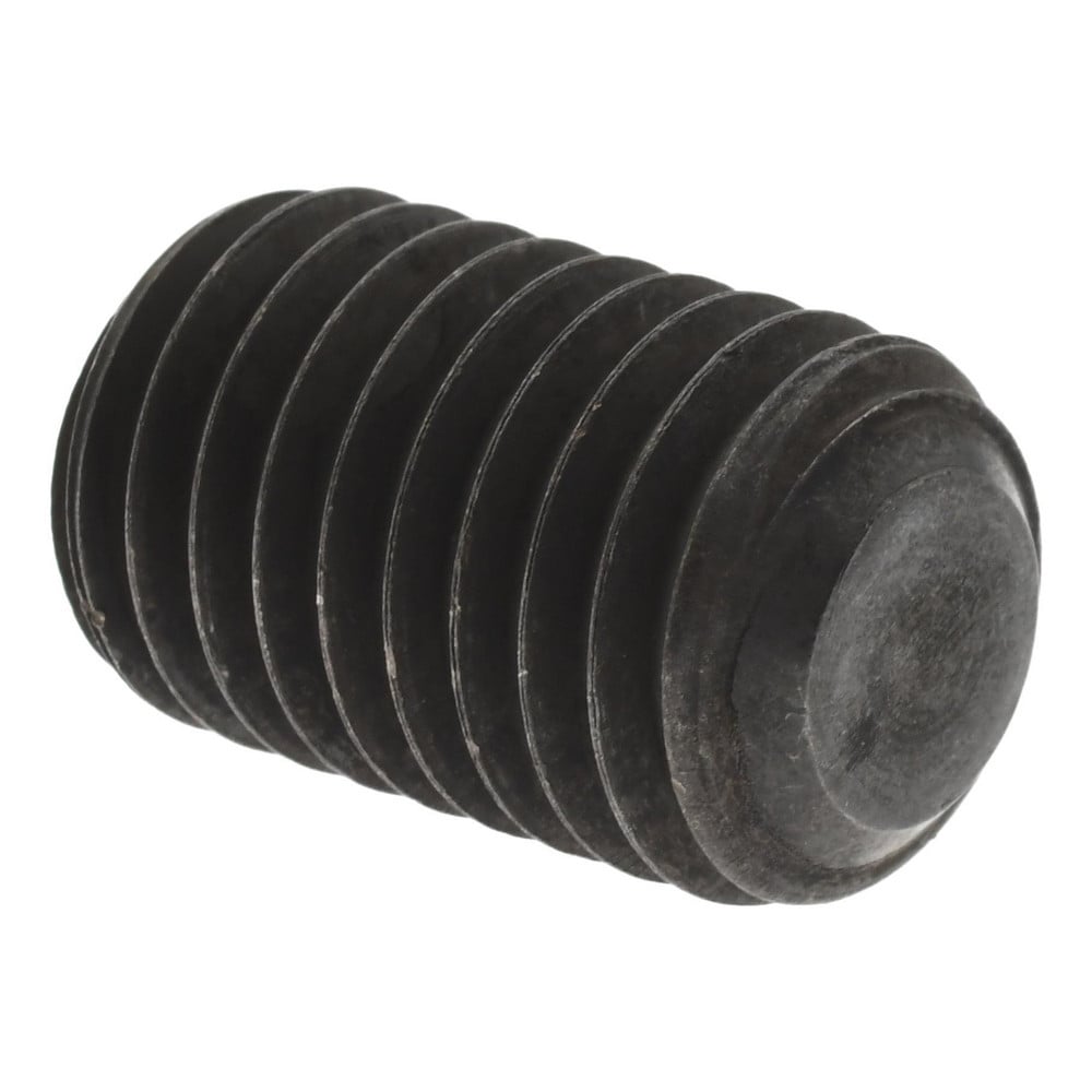 Set Screw: 5/8-11 x 1", Flat Point, Alloy Steel, Grade 8