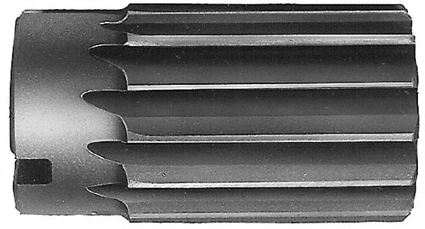 Value Collection SM2200224 Straight Shell Reamer: 2-3/8" Dia, 3-3/4" OAL 