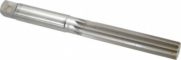 Hand Reamer: 1-1/8" Dia, 5-13/16" Flute Length, 11-5/8" OAL