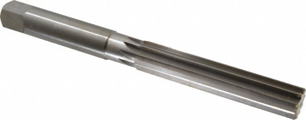 Hand Reamer: 1-1/4" Dia, 6-1/8" Flute Length, 12-1/4" OAL