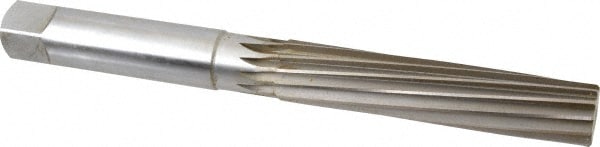 Hand Reamer: 1-1/4" Dia, 6-1/8" Flute Length, 12-1/4" OAL