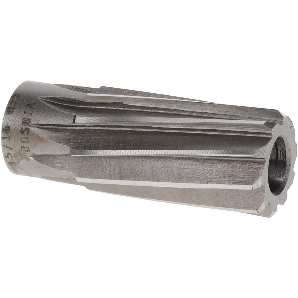 Spiral Shell Reamer: 15/16" Dia, 2-1/2" OAL