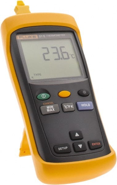 Thermocouple Thermometer Digital K Type Thermometer with 4 Thermocouples,  -328-2500℉ Measuring Range HVAC Thermometer