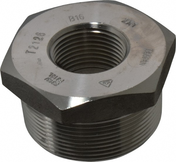 Merit Brass 3614D-3216 Pipe Bushing: 2 x 1" Fitting, 316 & 316L Stainless Steel Image