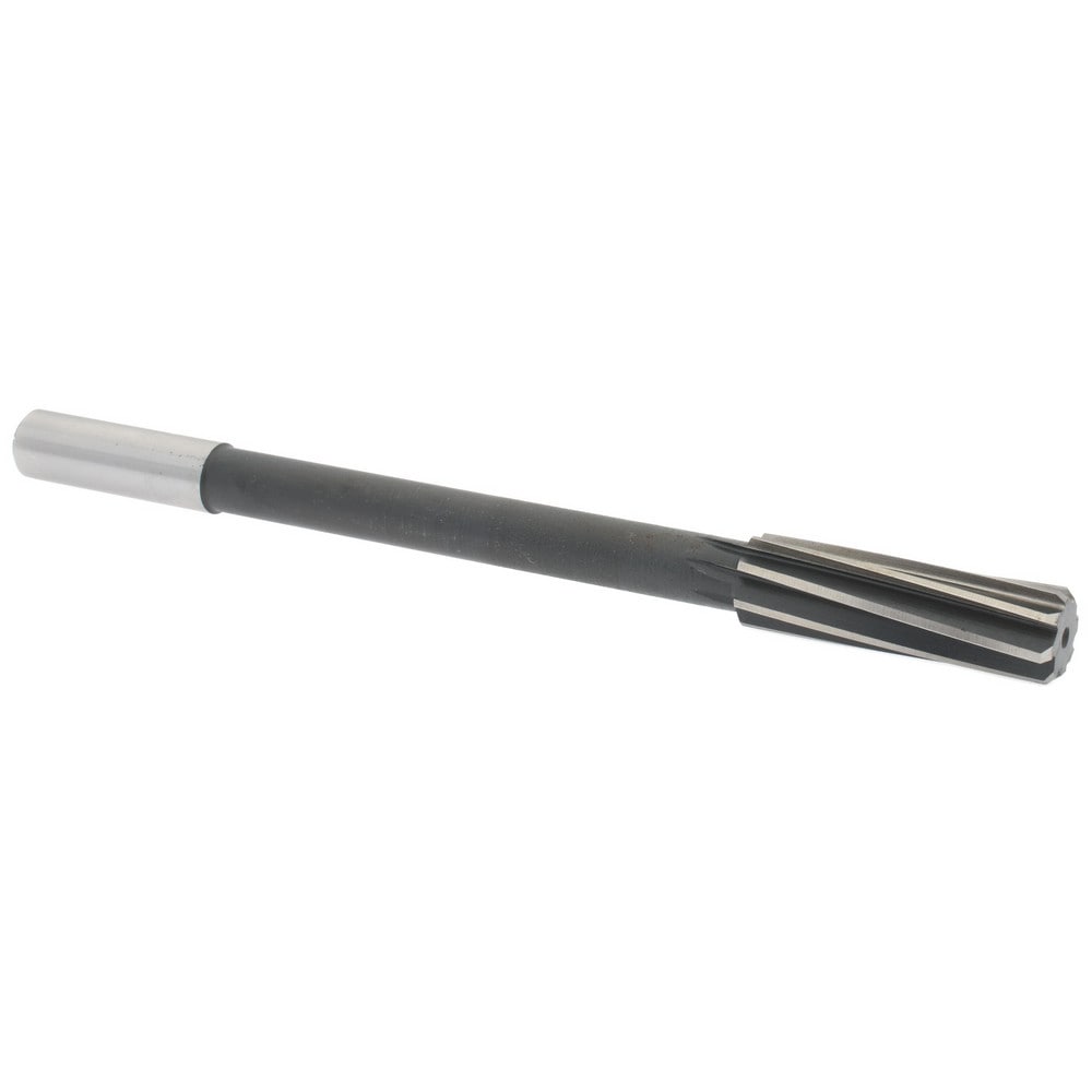 Value Collection 14442960034000S Chucking Reamer: 3/4" Dia, 9-1/2" OAL, 2-1/2" Flute Length, Straight Shank, High Speed Steel Image