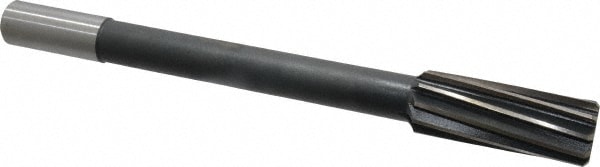 Value Collection 14442961018000S Chucking Reamer: 1-1/8" Dia, 11" OAL, 2-7/8" Flute Length, Straight Shank, High Speed Steel Image