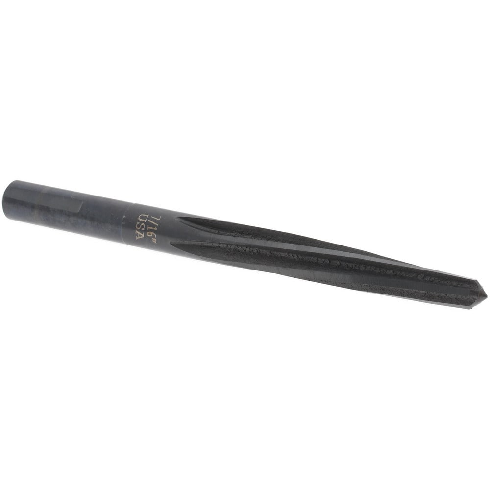 Bridge Reamer: 7/16" Dia, 1/2" Shank Dia, 3-1/2" Flute Length