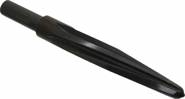 Made in USA 427A144 Bridge Reamer: 11/16" Dia, 1/2" Shank Dia, 4-1/4" Flute Length, High Speed Steel Image