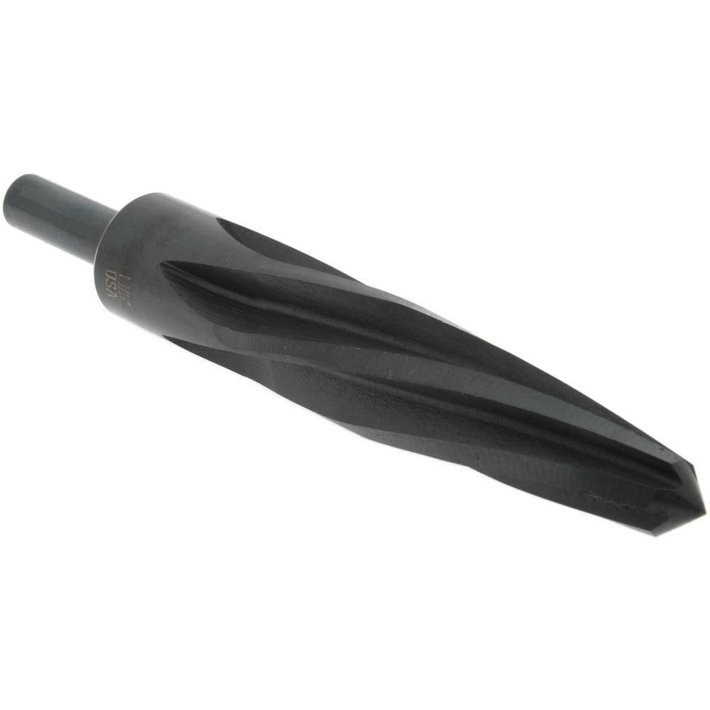 Bridge Reamer: 1-1/16" Dia, 1/2" Shank Dia, 5" Flute Length