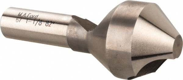 M.A. Ford. 67112502 1-1/8" Head Diam, 1/2" Shank Diam, 0 Flute 82° High Speed Steel Countersink Image