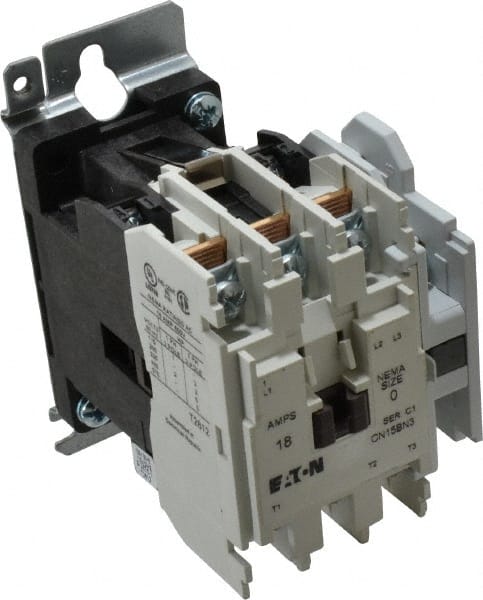 Eaton Cutler-Hammer CN15BN3AB 3 Pole, 110 VAC at 50 Hz, 120 VAC at 60 Hz and 600 Volt, 18 Continuous Amp, 1 hp, Open NEMA Combination Starter 