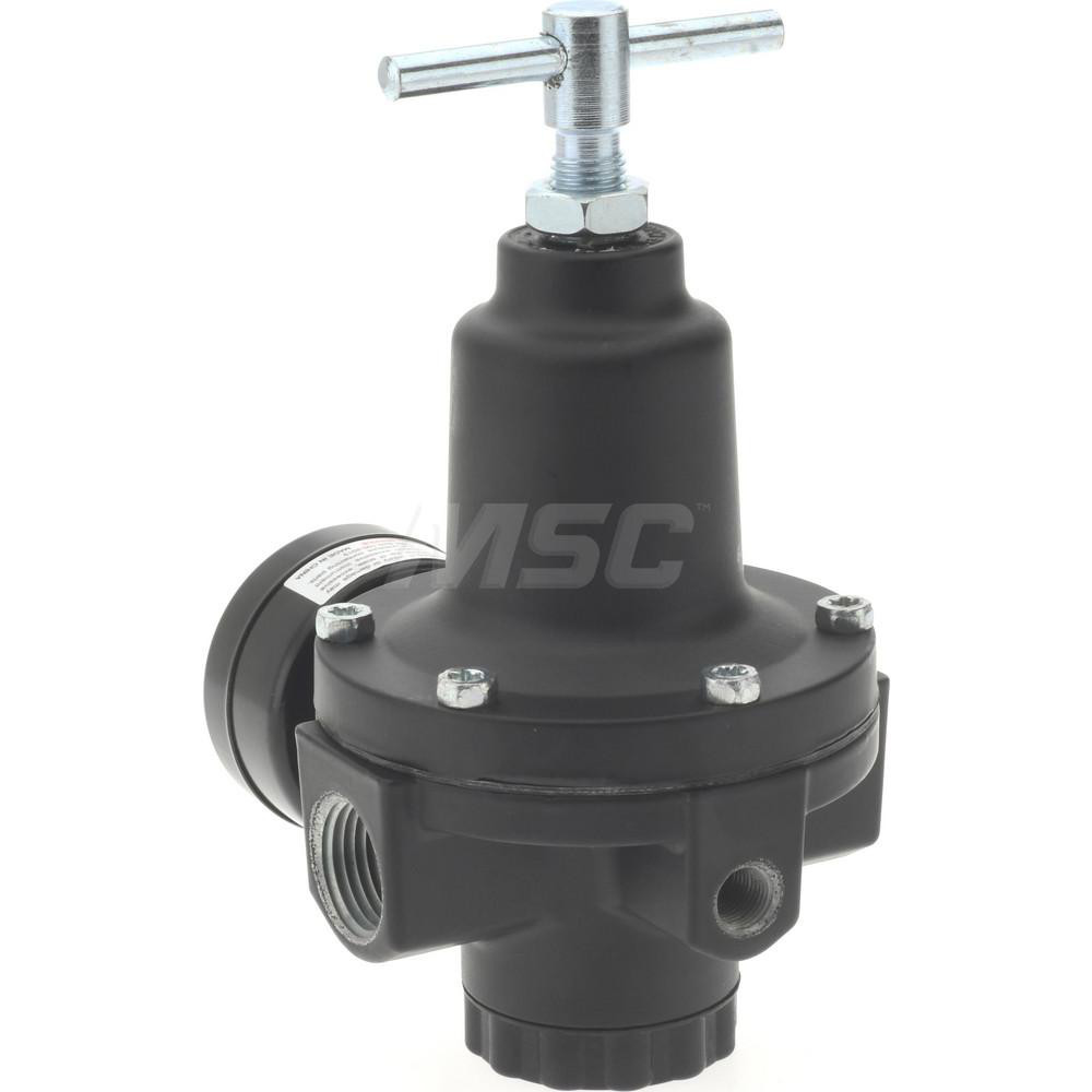 Compressed Air Regulator 1/2" NPT, 400 Max psi MSC Direct