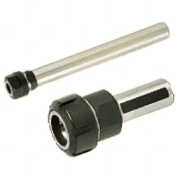 Iscar 4507001 Collet Chuck: 0.5 to 10 mm Capacity, ER Collet, 20 mm Shank Dia, Straight Shank Image