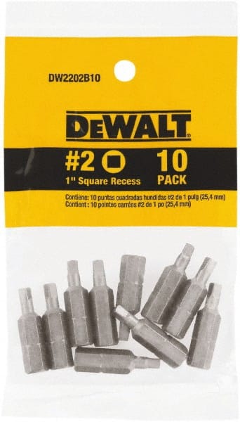 50-Pack DEWALT DWA1HX964IRB 1-Inch Hex 9/64-Inch IMPACT READY FlexTorq Bits 