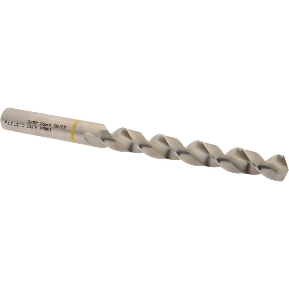 Accupro 1AQ1032-AC Jobber Length Drill Bit: 0.4062" Dia, 130 °, Vanadium High Speed Steel 