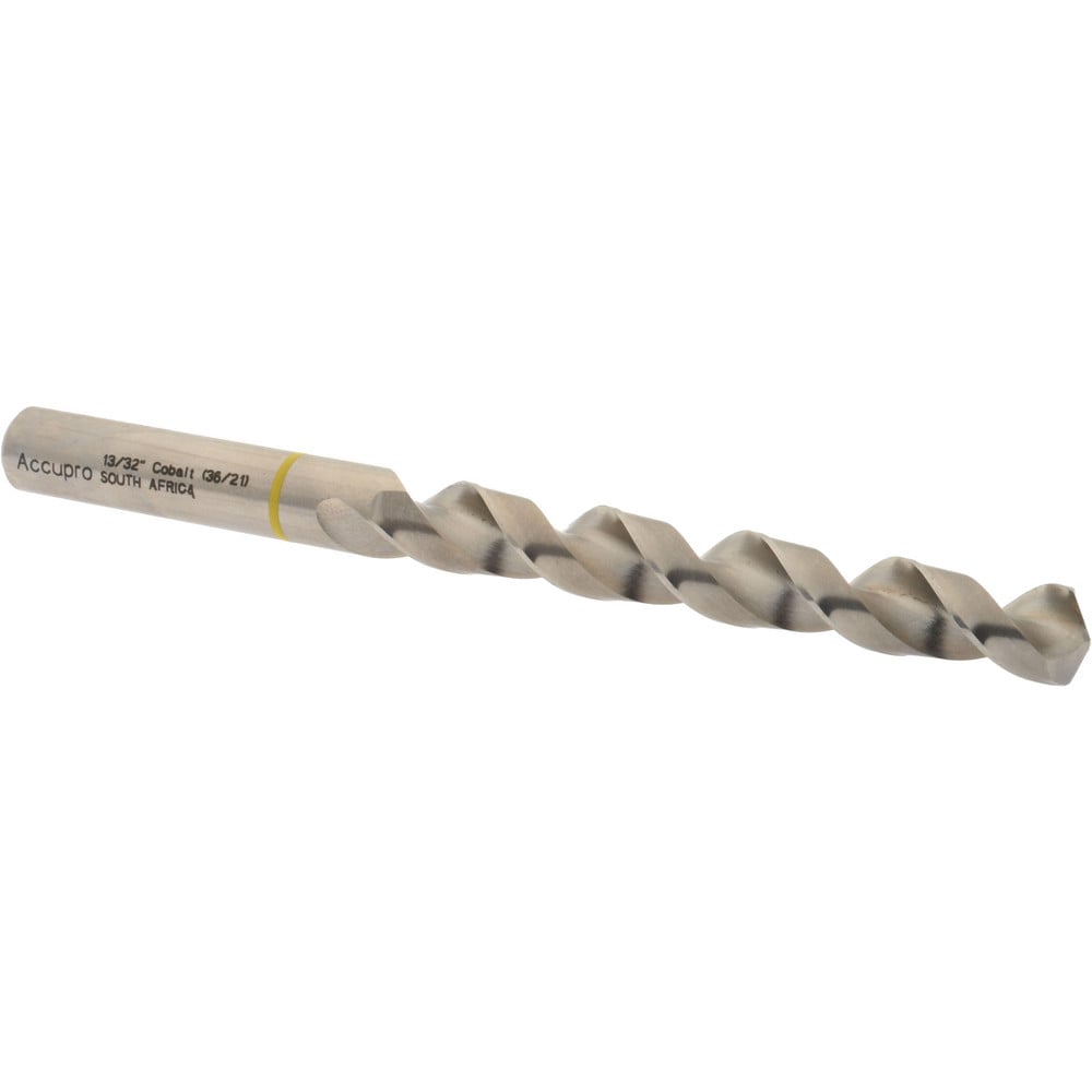 Accupro 1AQ1032-AC Jobber Length Drill Bit: 0.4062" Dia, 130 °, Vanadium High Speed Steel 