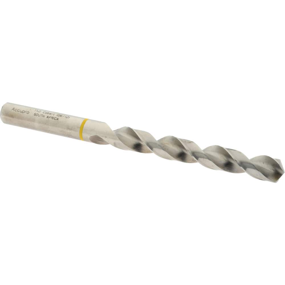 Accupro 1AQ1100-AC Jobber Length Drill Bit: 0.4331" Dia, 130 °, Vanadium High Speed Steel 