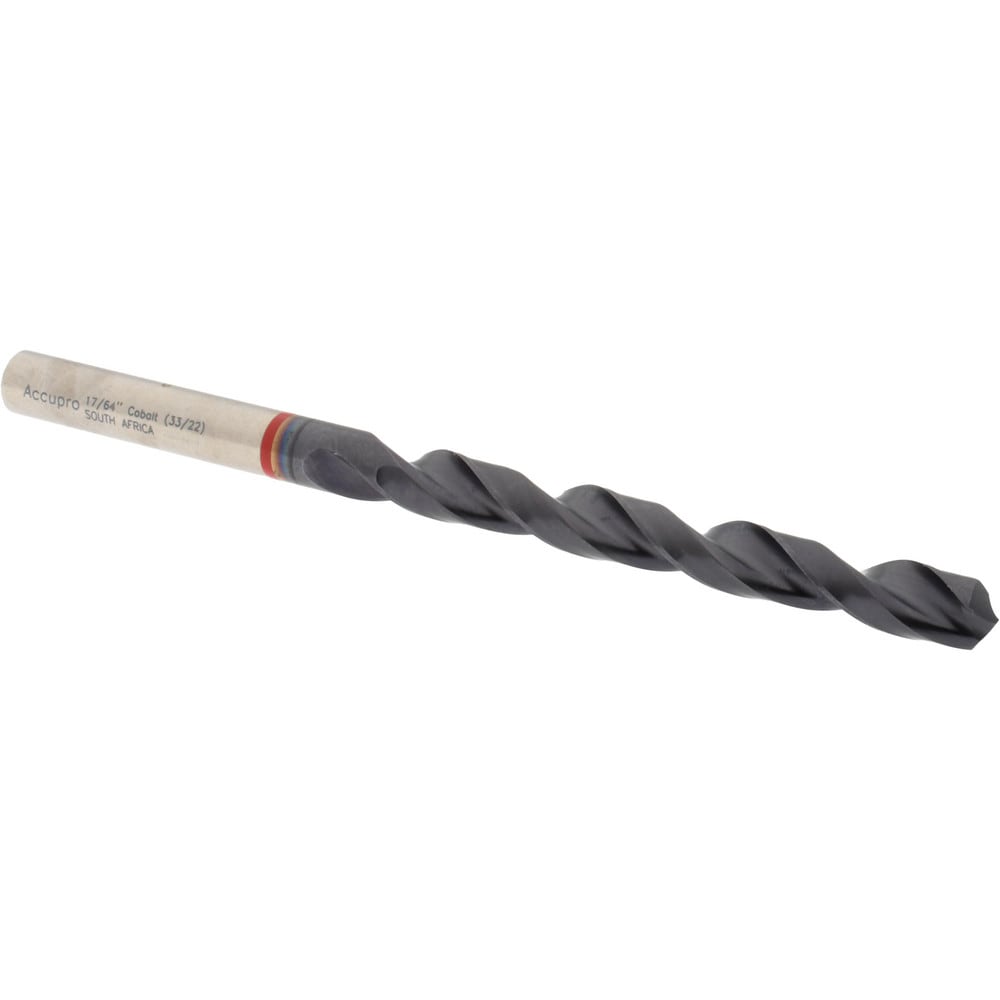 Accupro 1R50675-AC Jobber Length Drill Bit: 0.2656" Dia, 135 °, Cobalt 