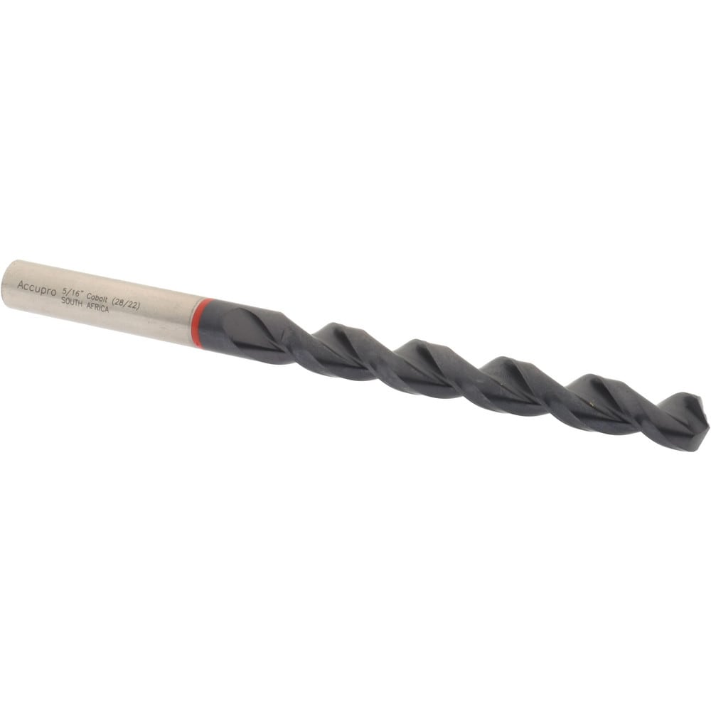 Accupro 1R50794-AC Jobber Length Drill Bit: 0.3125" Dia, 135 °, Cobalt 