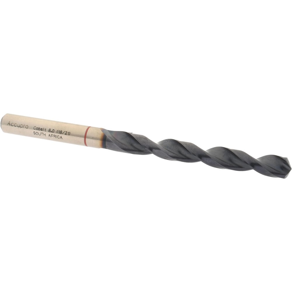 Accupro 1R50800-AC Jobber Length Drill Bit: 0.315" Dia, 135 °, Cobalt 