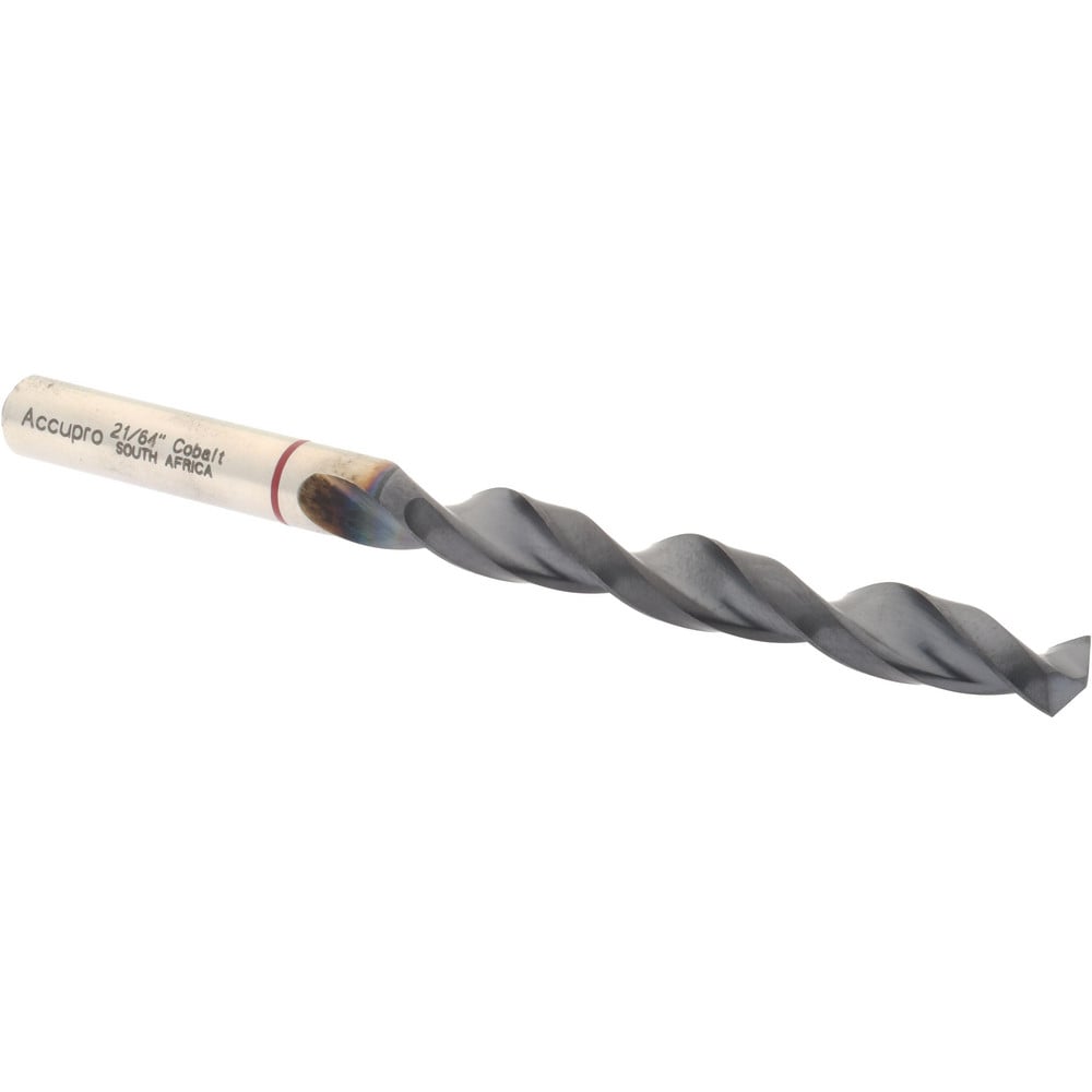 Accupro 1R50833-AC Jobber Length Drill Bit: 0.3281" Dia, 135 °, Cobalt 