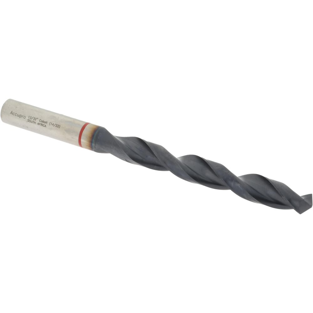 Accupro 1R51032-AC Jobber Length Drill Bit: 0.4062" Dia, 135 °, Cobalt 