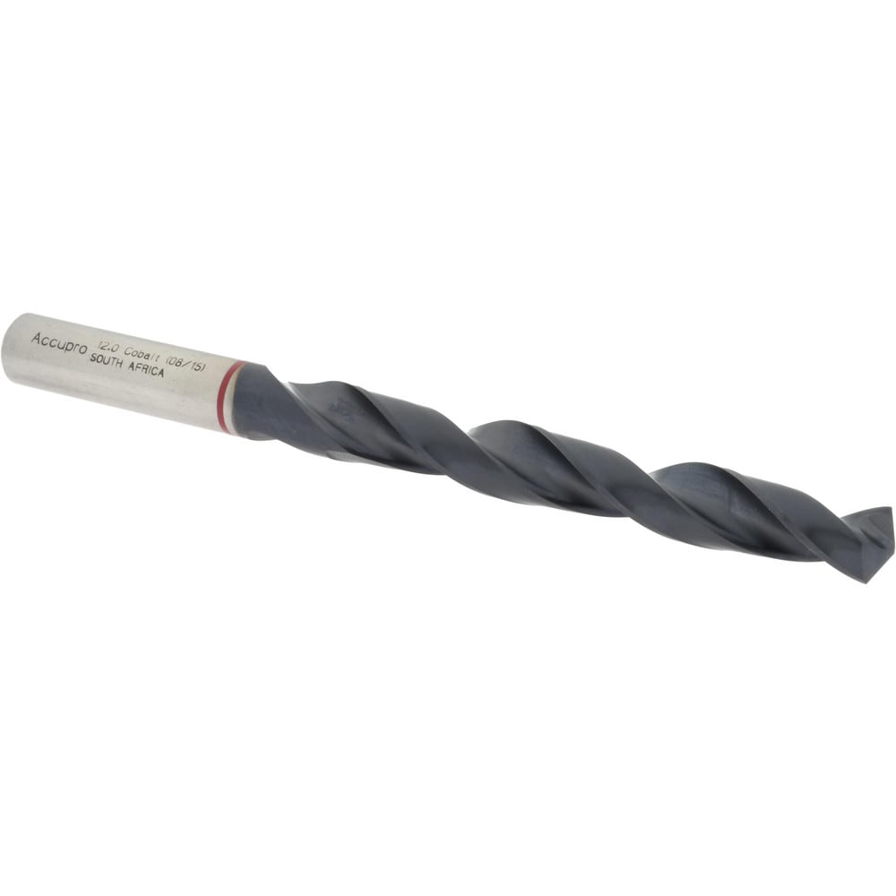 Accupro 1R51200-AC Jobber Length Drill Bit: 0.4724" Dia, 135 °, Cobalt 