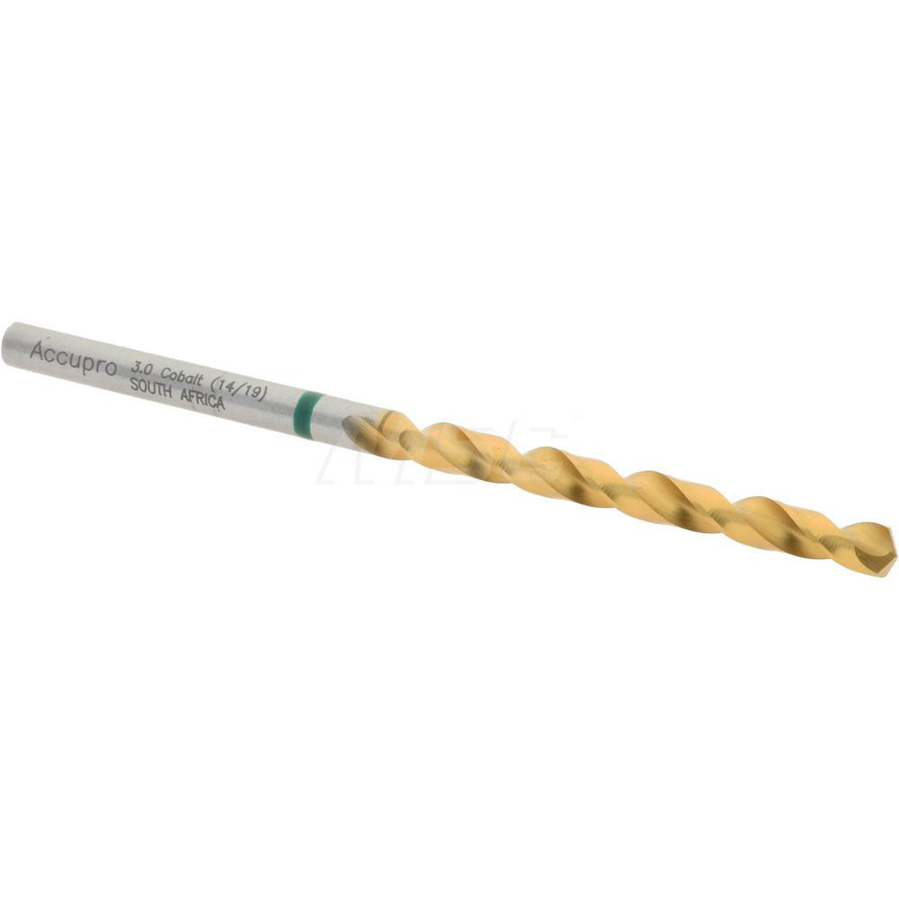 Accupro 3mm 135° Cobalt Jobber Drill 02374635 MSC Industrial Supply