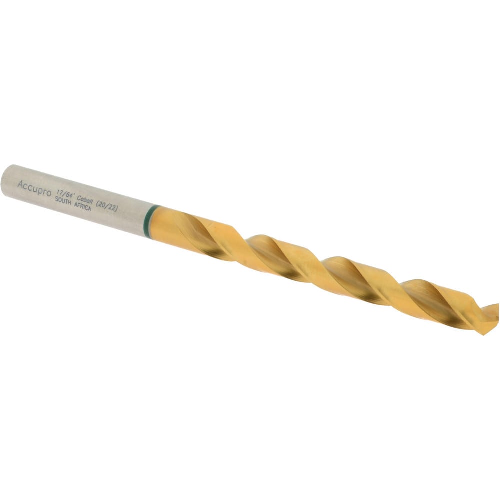 Accupro 1G70675-AC Jobber Length Drill Bit: 0.2656" Dia, 135 °, Cobalt 