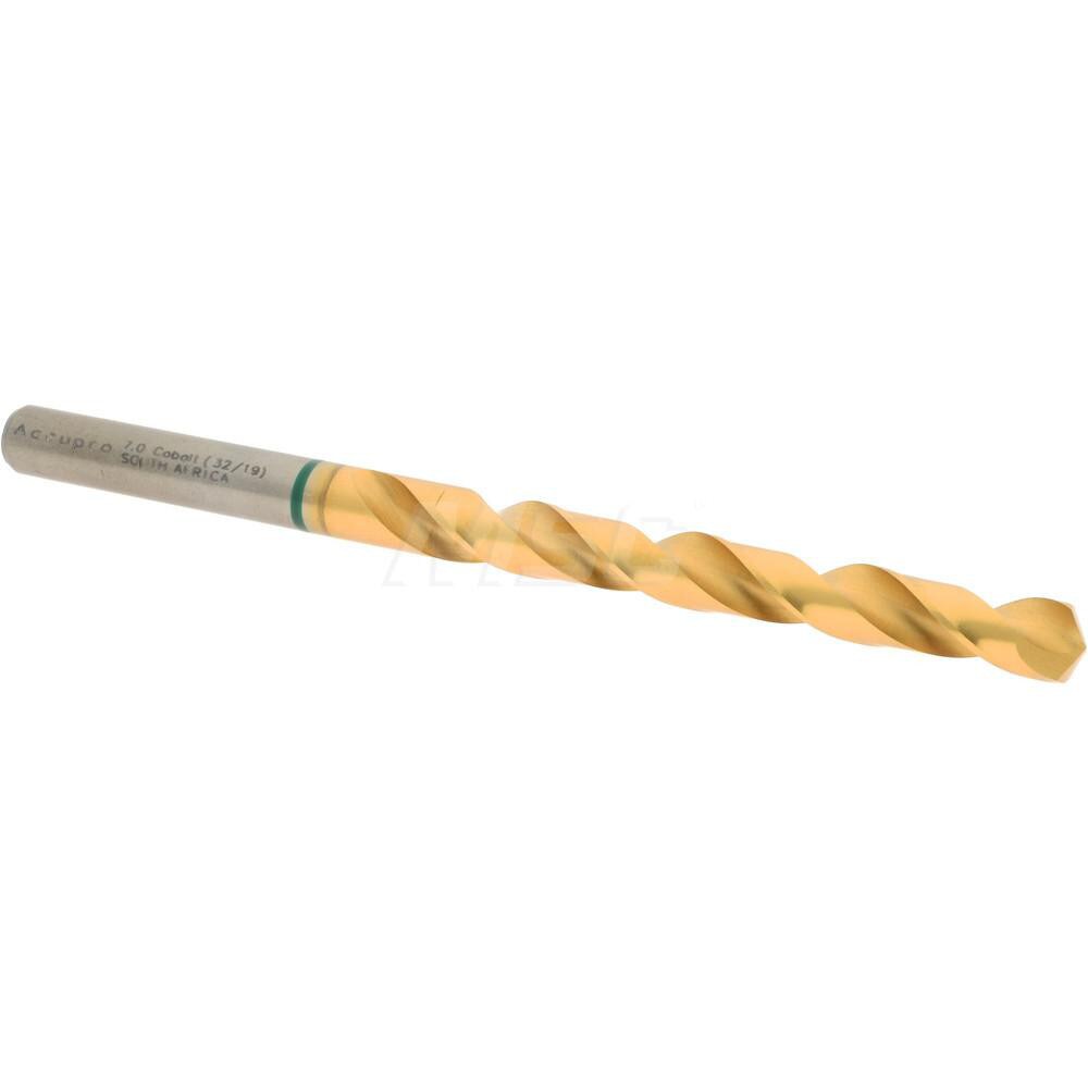 Accupro 1G70700-AC Jobber Length Drill Bit: 0.2756" Dia, 135 °, Cobalt 