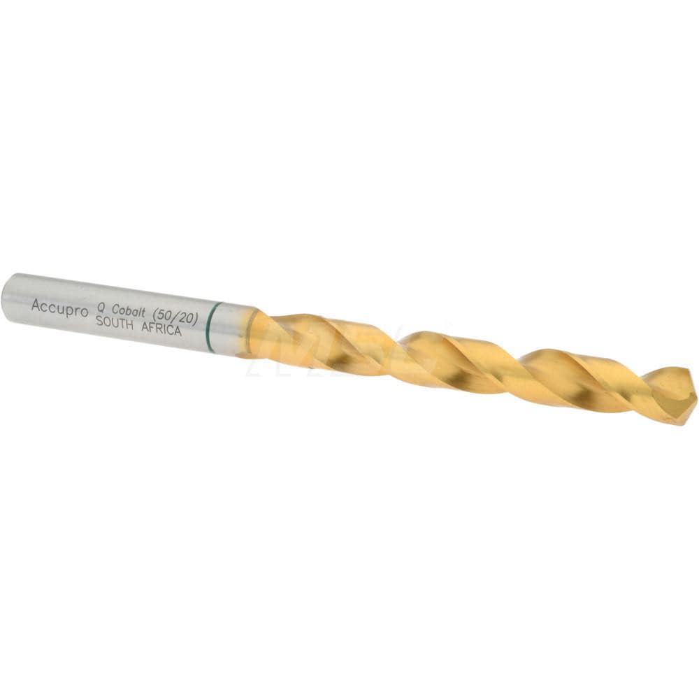 Accupro 1G70843-AC Jobber Length Drill Bit: 0.332" Dia, 135 °, Cobalt 