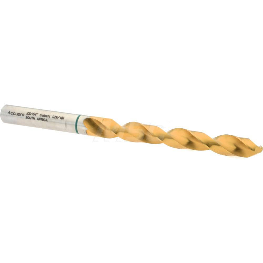 Accupro 1G70913-AC Jobber Length Drill Bit: 0.3594" Dia, 135 °, Cobalt 