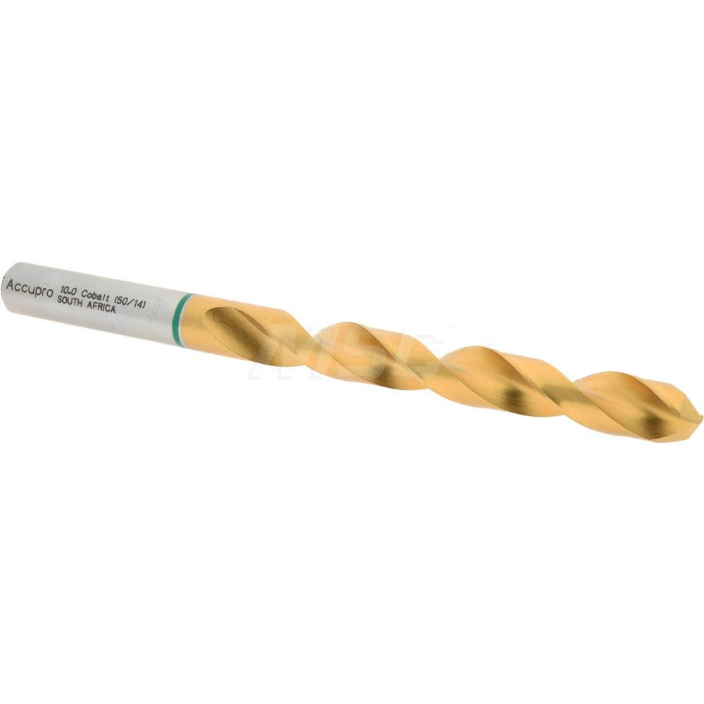 Accupro 1G71000-AC Jobber Length Drill Bit: 0.3937" Dia, 135 °, Cobalt 