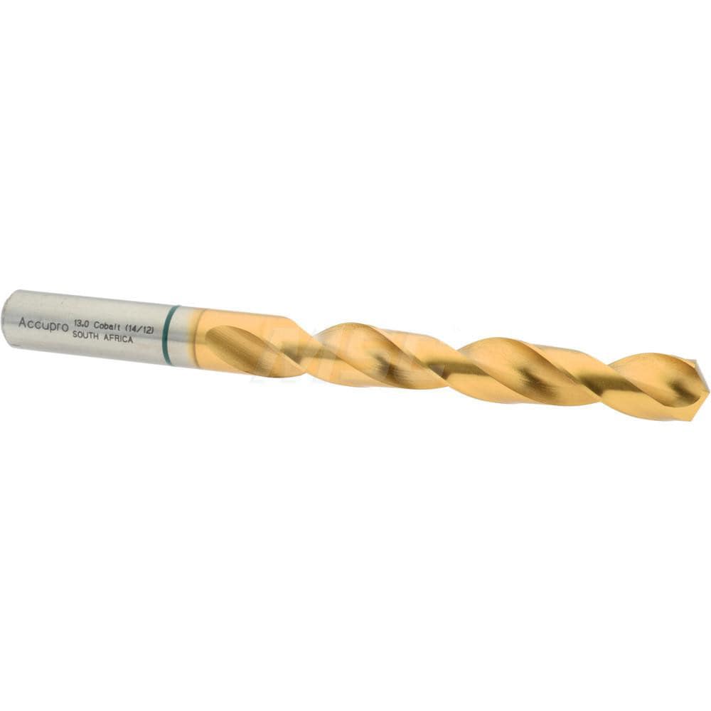 Accupro 1G71300-AC Jobber Length Drill Bit: 0.5118" Dia, 135 °, Cobalt 