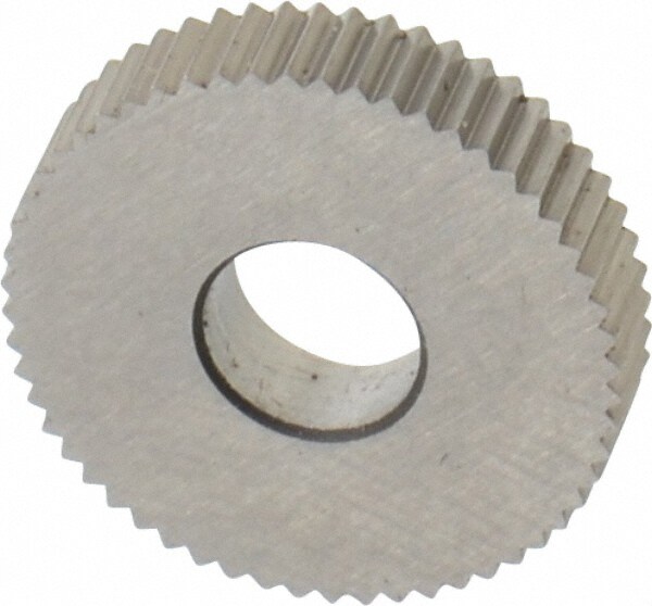 Standard Knurl Wheel: 14.5 mm Dia, 90 ° Tooth Angle, 32 TPI, Straight, Cobalt